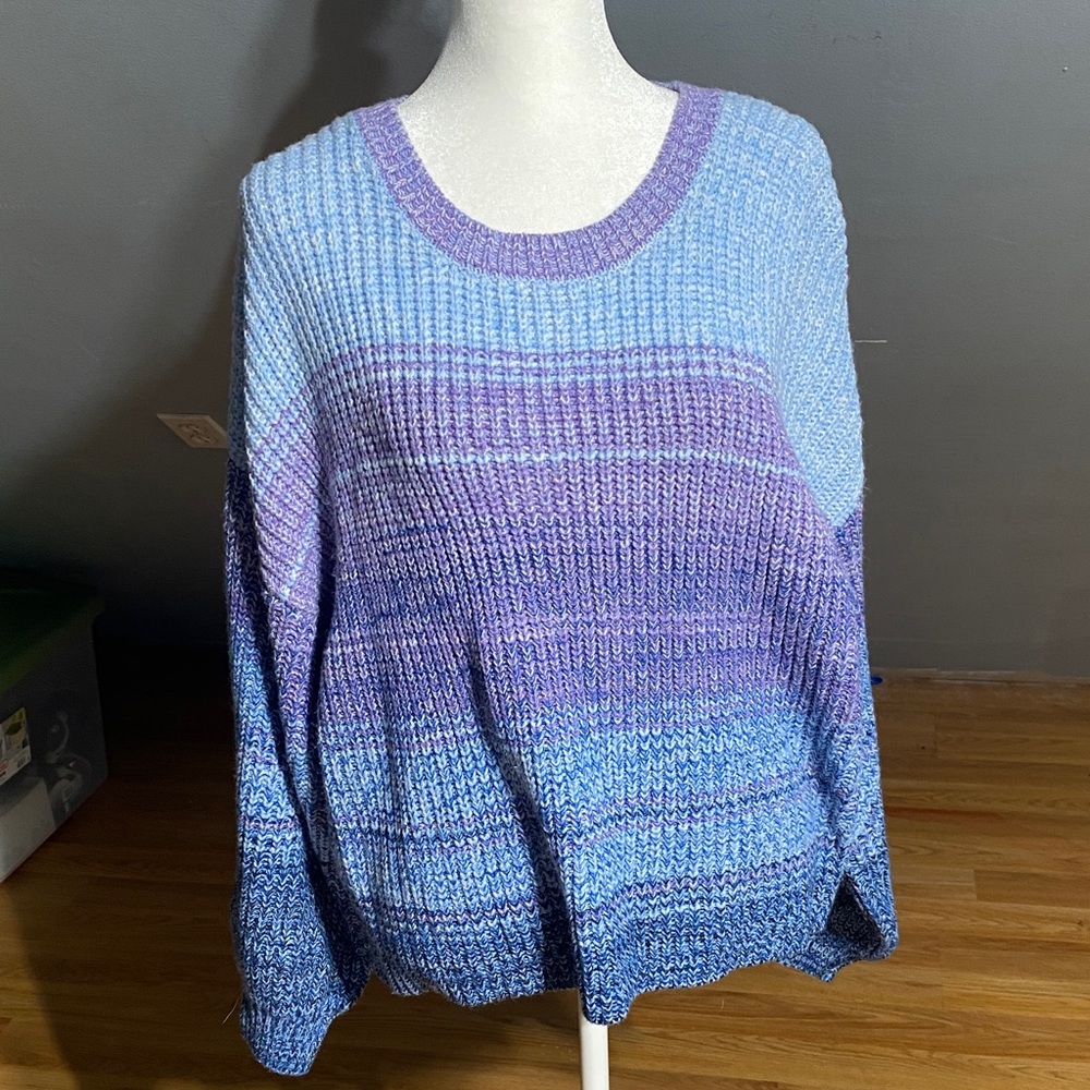 Time and Tru Multicolor Knit Sweater